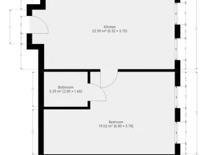 Pronájem bytu 2+kk, Praha - Žižkov, Seifertova, 46 m2