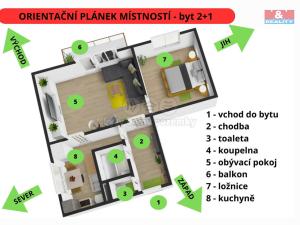 Pronájem bytu 2+1, Havlíčkův Brod, Sídliště Pražská, 43 m2