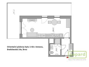 Pronájem bytu 1+kk, Brno - Zábrdovice, Bratislavská, 63 m2