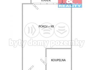 Pronájem bytu 2+kk, Most, tř. Budovatelů, 41 m2