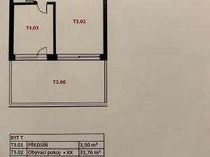 Pronájem bytu 2+kk, Vyškov, Maxima Gorkého, 55 m2