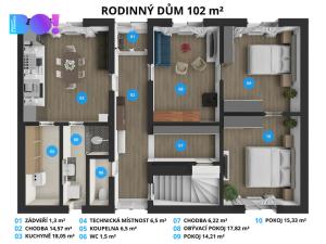 Prodej rodinného domu, Litovel, Žerotínova, 102 m2