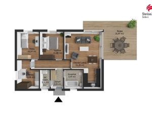 Prodej rodinného domu, Chlumčany, Za Ovčínskou, 78 m2