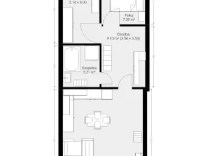 Pronájem bytu 2+kk, Brno, Stará, 60 m2