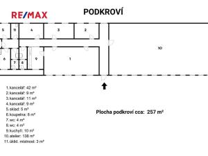 Pronájem kanceláře, Nymburk, Palackého třída, 102 m2