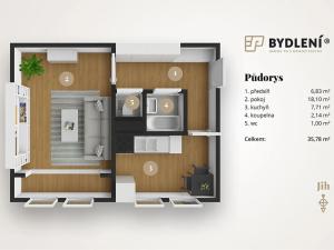 Prodej bytu 1+1, Teplice, Denisova, 35 m2