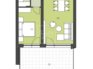 Pronájem bytu 2+kk, Praha - Michle, U plynárny, 61 m2