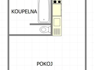 Prodej bytu 1+kk, Kroměříž, Albertova, 28 m2