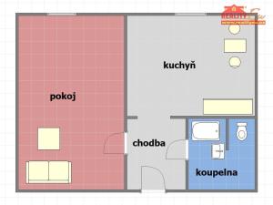 Prodej bytu 1+1, Svoboda nad Úpou, Rýchorské sídliště, 34 m2