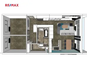 Pronájem bytu 3+kk, Neratovice, Kojetická, 84 m2