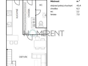 Prodej bytu 2+kk, Praha - Modřany, Pískařská, 98 m2