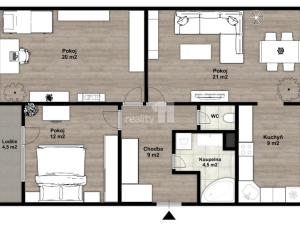 Prodej bytu 3+1, Karlovy Vary - Rybáře, Buchenwaldská, 82 m2