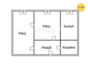 Pronájem bytu 2+1, Ostrava, Dolní, 45 m2