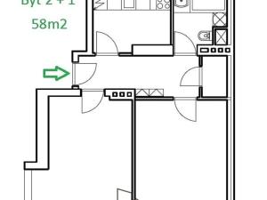 Pronájem bytu 2+1, Brno, Antonína Procházky, 58 m2
