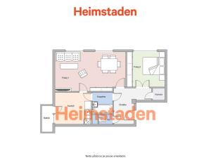 Pronájem bytu 2+1, Frýdek-Místek - Místek, Zahradní, 55 m2