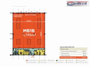 Pronájem výrobních prostor, Mladá Boleslav - Bezděčín, 1790 m2