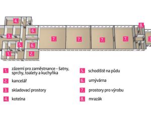 Pronájem výrobních prostor, Moravské Budějovice - Vranín, 7400 m2