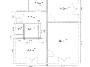 Pronájem bytu 2+1, Brno, Třískalova, 52 m2