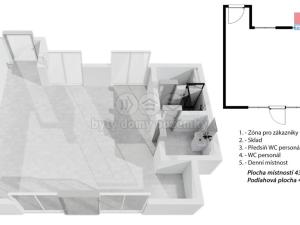 Pronájem kanceláře, Horoměřice, Velvarská, 45 m2