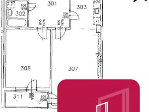 Prodej bytu 2+kk, Brno, Pálavské náměstí, 80 m2