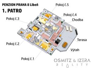 Prodej ubytování, Praha - Libeň, Davídkova, 890 m2