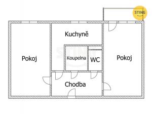 Pronájem bytu 2+1, Ostrava, Ludvíka Podéště, 52 m2