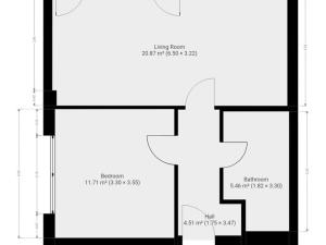 Prodej bytu 2+kk, Praha - Braník, Na výspě, 43 m2