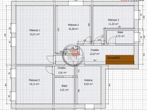 Prodej rodinného domu, Hrotovice, Příčná, 342 m2