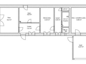 Prodej rodinného domu, Chodouň, 58 m2