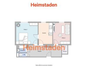 Pronájem bytu 2+1, Havířov - Město, Gorkého, 60 m2