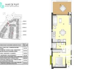 Prodej bytu 2+kk, Pulpí, Španělsko, 63 m2