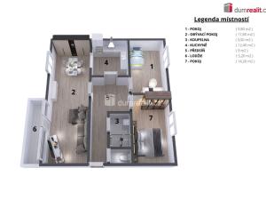Prodej bytu 3+1, Všeradice, 73 m2