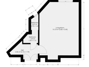 Pronájem bytu 1+kk, Praha - Vršovice, Orelská, 25 m2