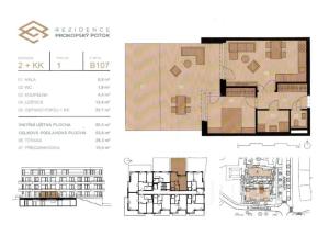 Prodej bytu 2+kk, Praha - Stodůlky, Armády, 105 m2