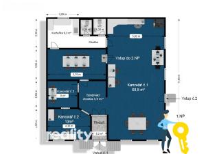 Pronájem skladu, Troubsko, Jihlavská, 450 m2