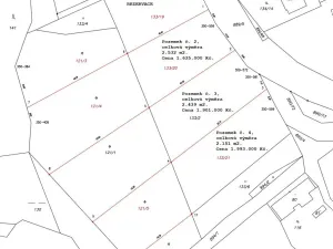 Prodej pozemku pro bydlení, Běstvina, 2532 m2