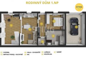 Prodej rodinného domu, Chýšť, 65 m2