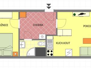 Pronájem bytu 2+kk, Stráž pod Ralskem, Mimoňská, 43 m2