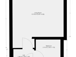 Pronájem bytu 1+kk, Tuchoměřice, V Kněžívce, 22 m2
