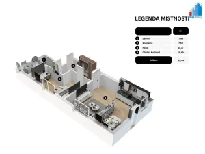 Prodej bytu 2+kk, Chotěšov, Plzeňská, 59 m2