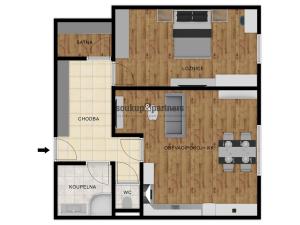 Prodej bytu 2+kk, Jesenice, Cedrová, 69 m2