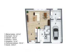 Prodej bytu 5+kk, Jenštejn - Dehtáry, 200 m2