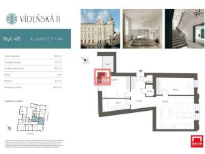 Prodej bytu 3+kk, Olomouc, Vídeňská, 76 m2