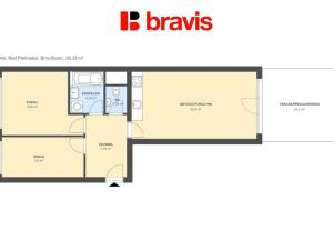 Prodej bytu 3+kk, Brno, Nad Přehradou, 81 m2