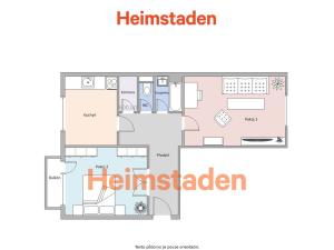 Pronájem bytu 2+1, Havířov - Město, Husova, 57 m2