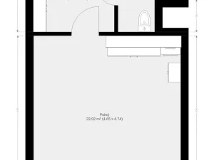 Pronájem bytu 1+kk, Brno, Blatnická, 33 m2