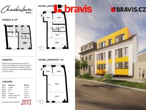 Prodej bytu 2+kk, Brno, Charbulova, 58 m2