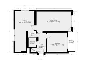 Pronájem bytu 3+kk, Praha - Braník, Talafúsova, 64 m2