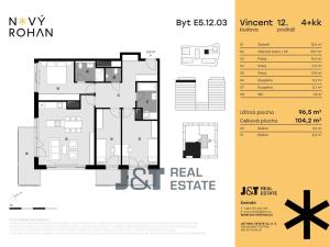 Prodej bytu 4+kk, Praha - Karlín, Libeňský ostrov, 97 m2