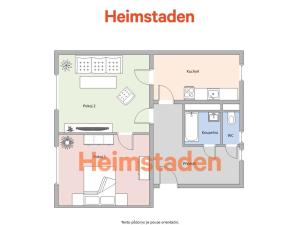 Pronájem bytu 2+1, Havířov - Město, Jilemnického, 55 m2